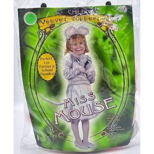 Fun World Velvet Collection Miss Mouse Child Costume Girl's LG 12-14 Halloween